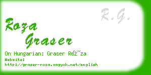 roza graser business card